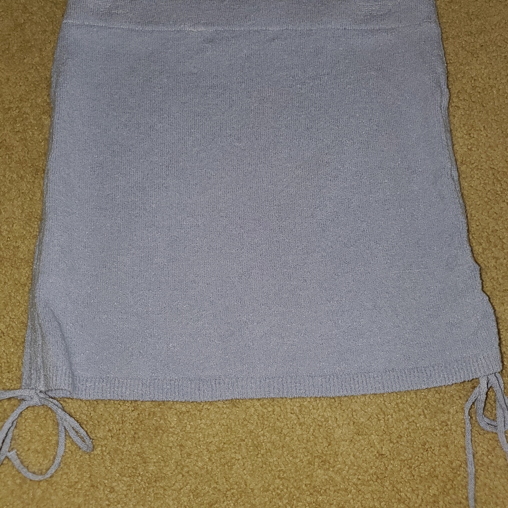 Free People Soft Gray Pencil Skirt